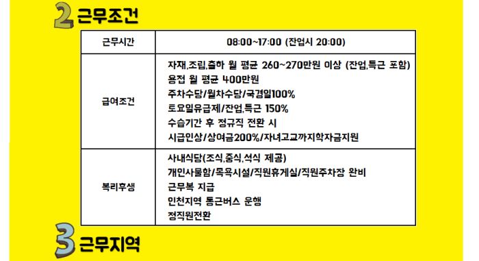 주)채움닷컴] [김포/주간/초보/통근/유급] 두산굴삭기 부서별 생산 사원 모집 - 사람인