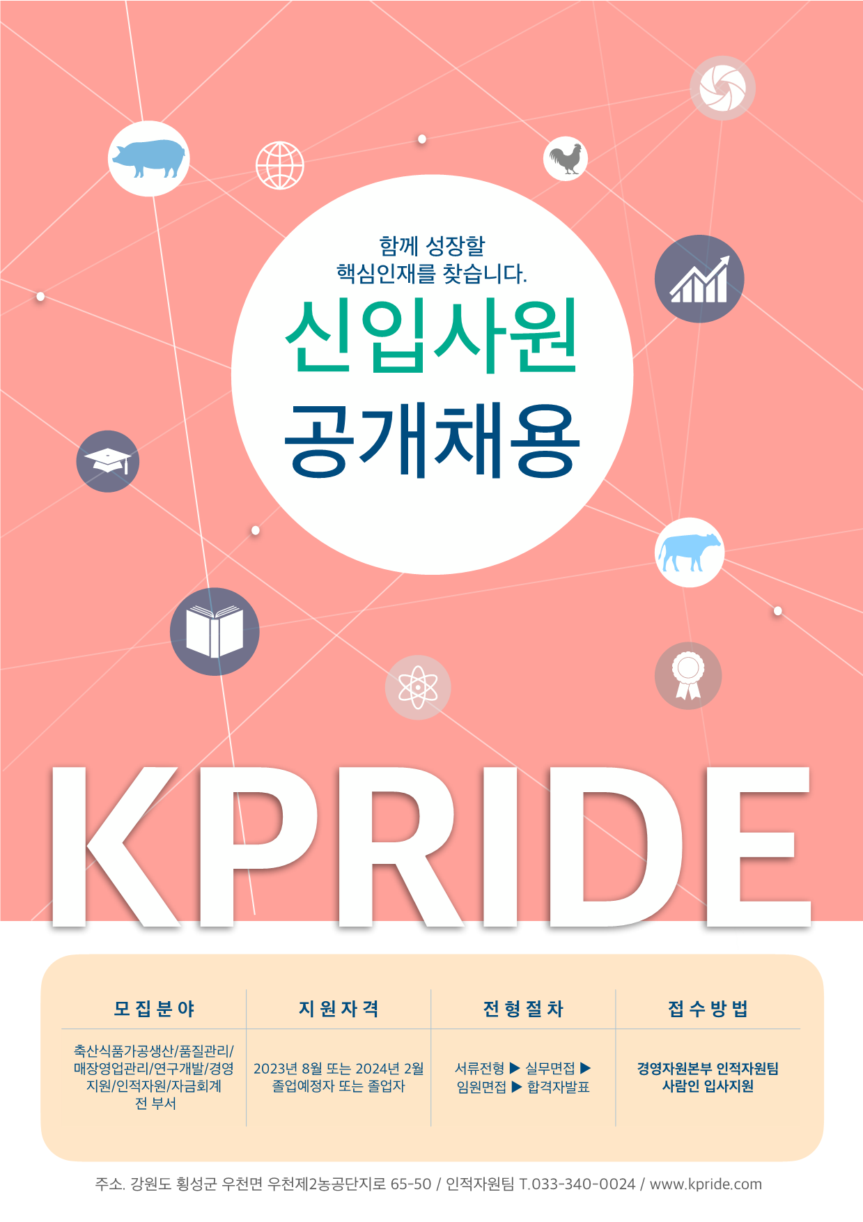 [(주)케이프라이드] 2023년 신입사원 공개채용 - 사람인